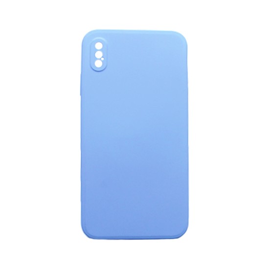 Silicone Case with Camera Shield for Apple iPhone XS Max Blue